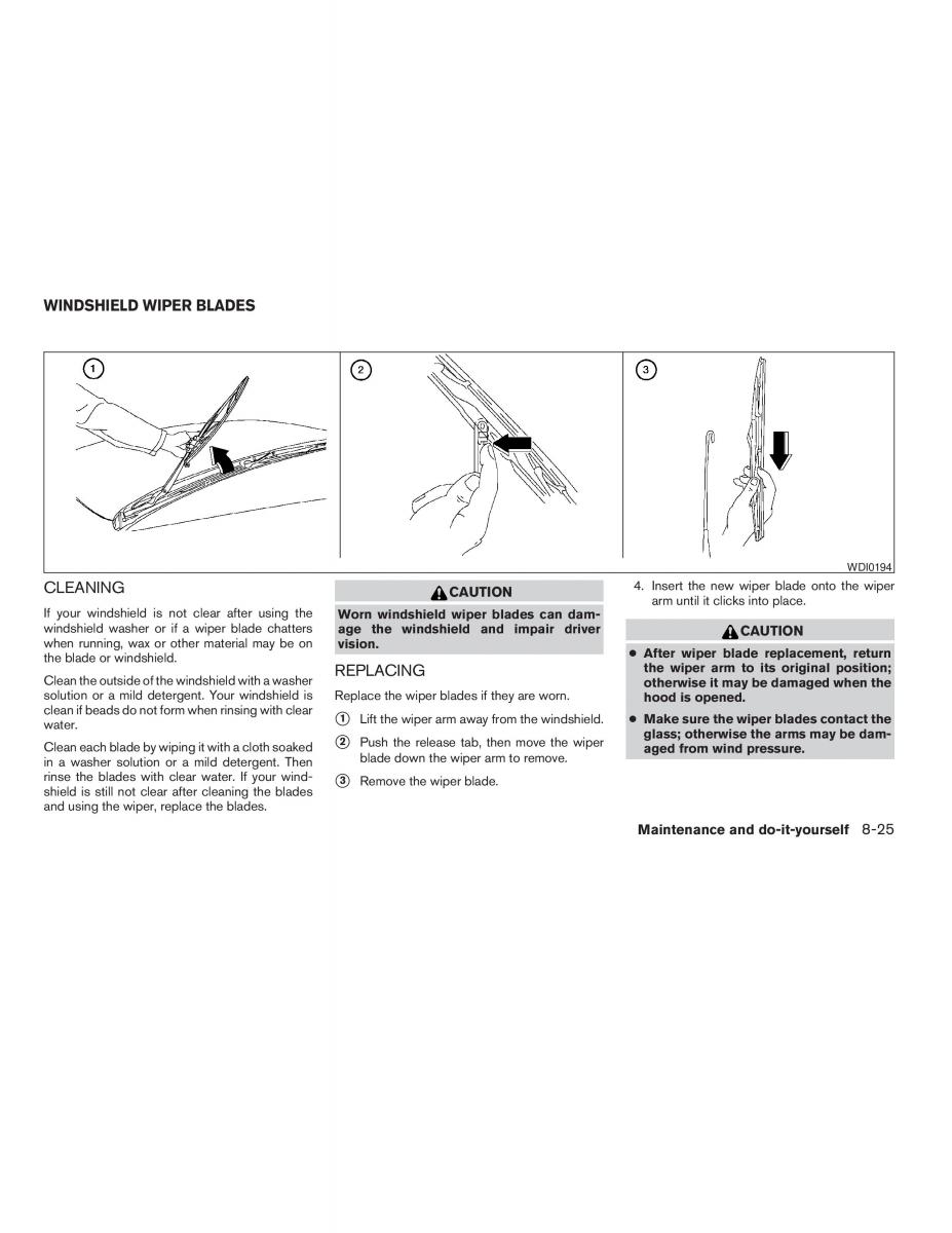 Nissan Altima L31 III 3 owners manual / page 201