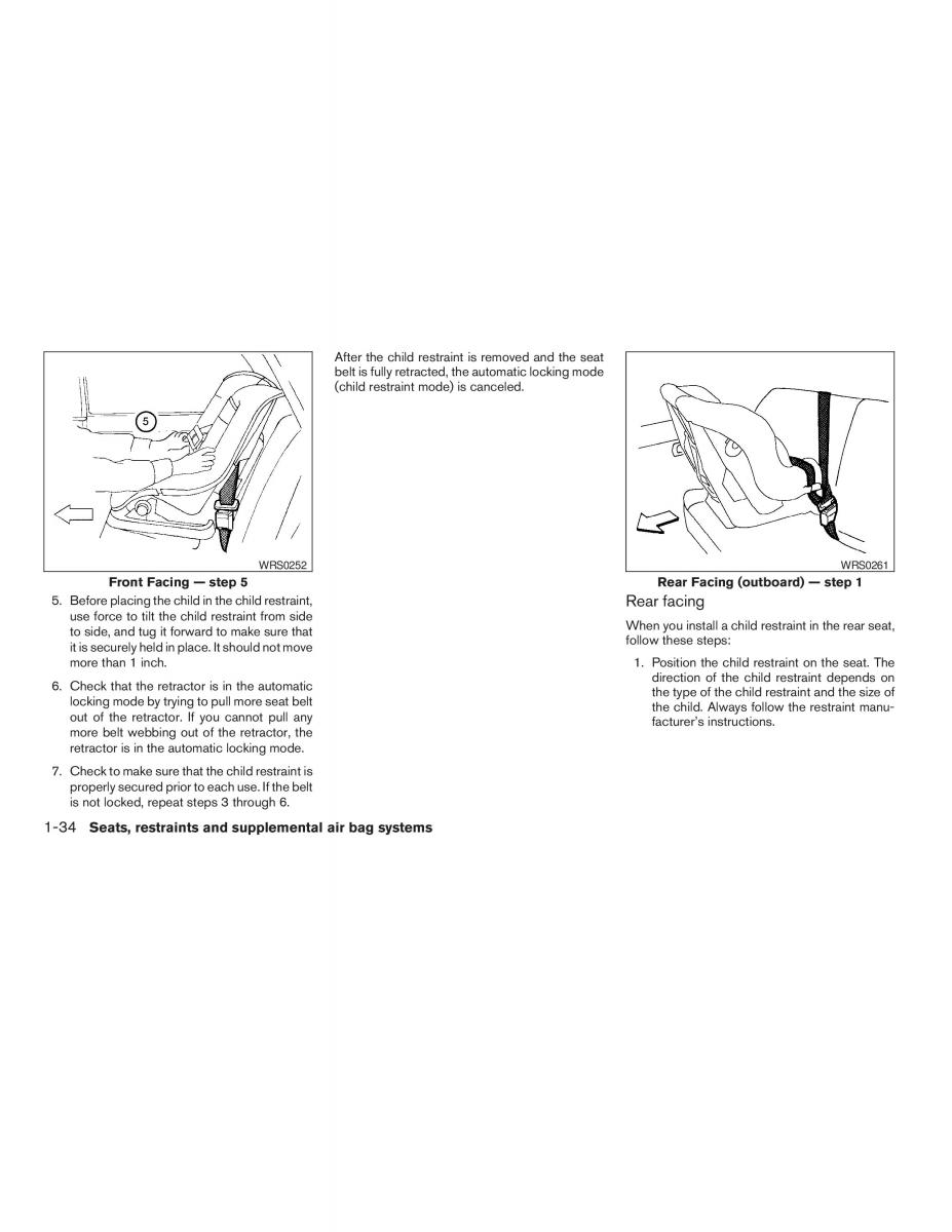 Nissan Altima L31 III 3 owners manual / page 40