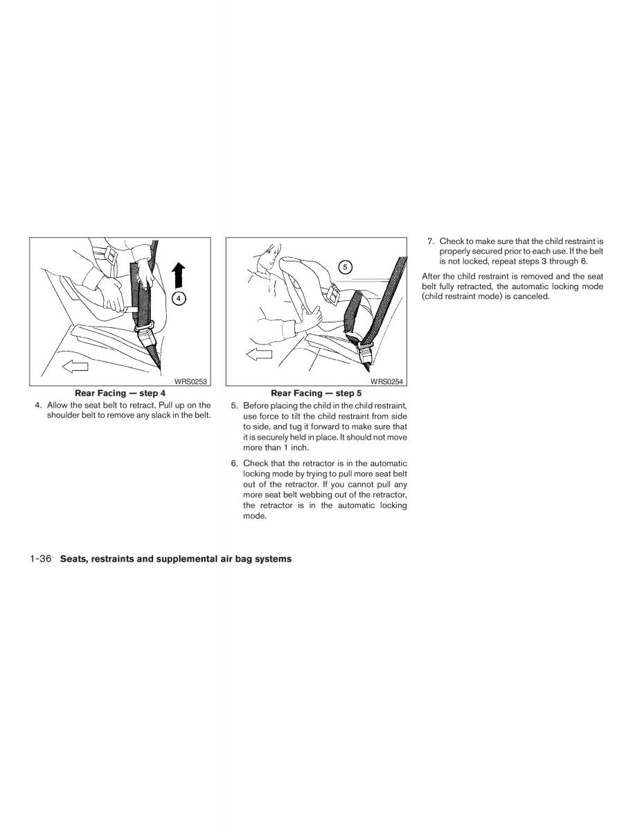 Nissan Altima L31 III 3 owners manual / page 42