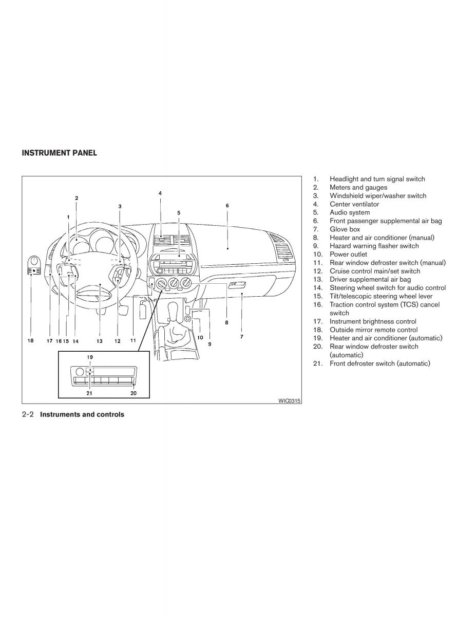 Nissan Altima L31 III 3 owners manual / page 50