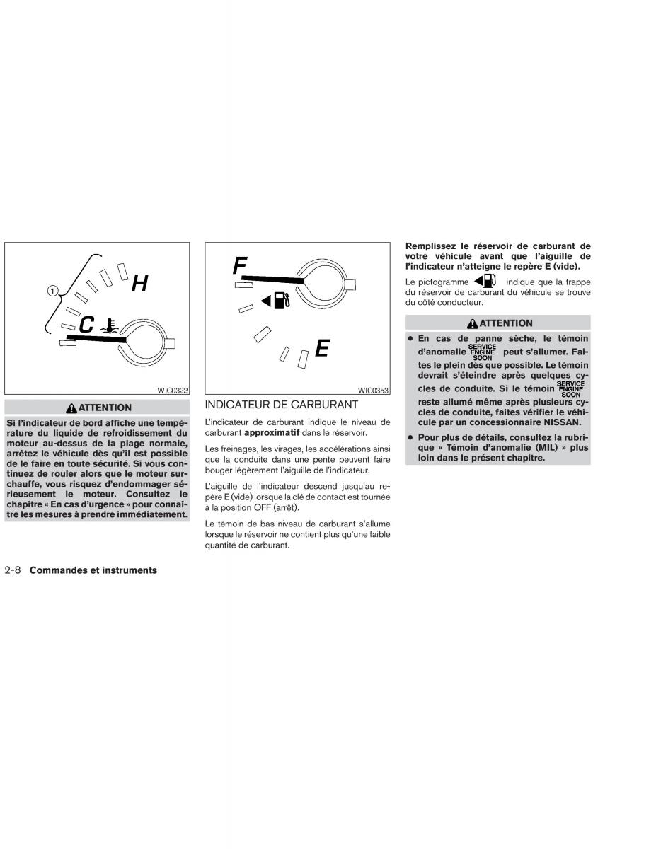 Nissan Altima L31 III 3 manuel du proprietaire / page 58