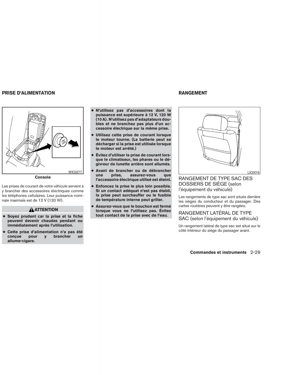 Nissan Altima L31 III 3 manuel du proprietaire / page 79