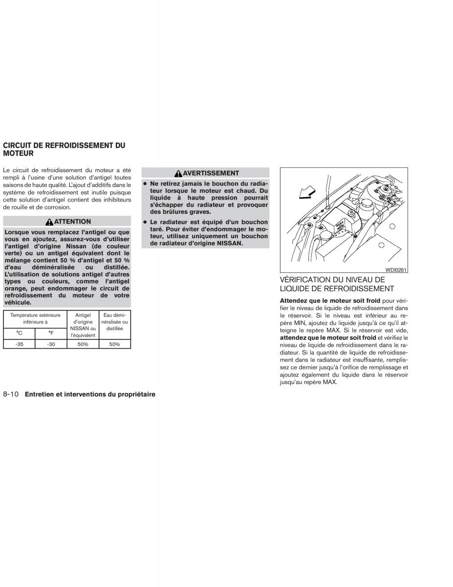 Nissan Altima L31 III 3 manuel du proprietaire / page 206