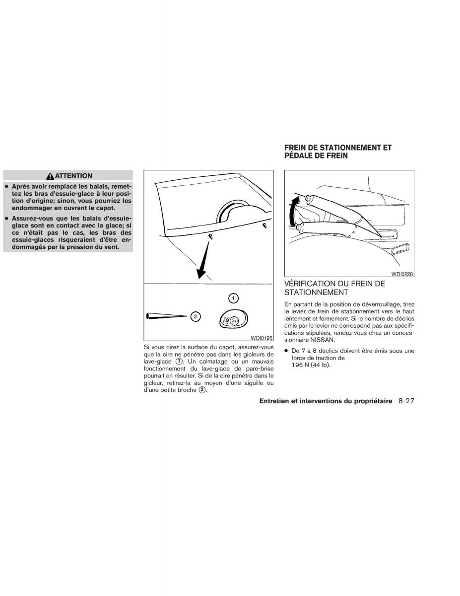 Nissan Altima L31 III 3 manuel du proprietaire / page 223