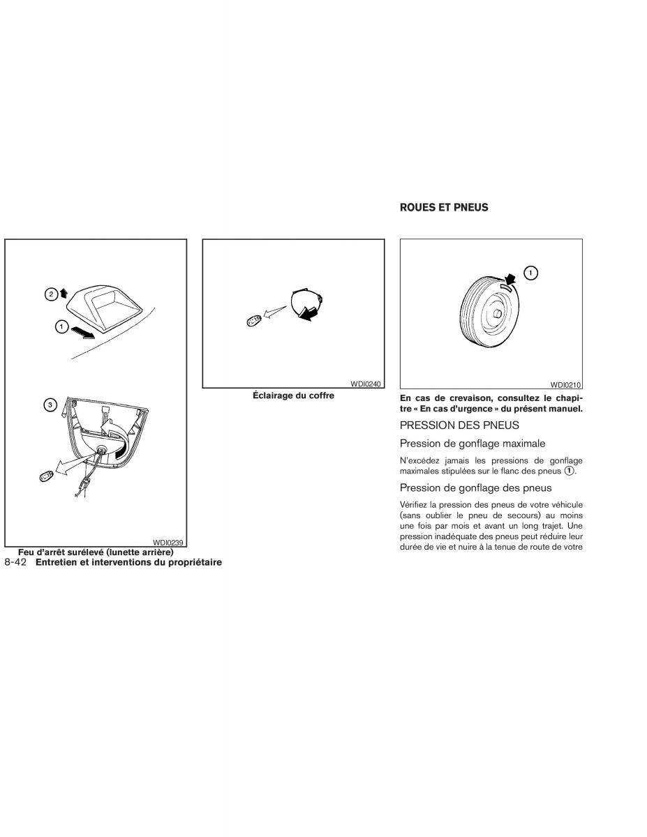 Nissan Altima L31 III 3 manuel du proprietaire / page 238