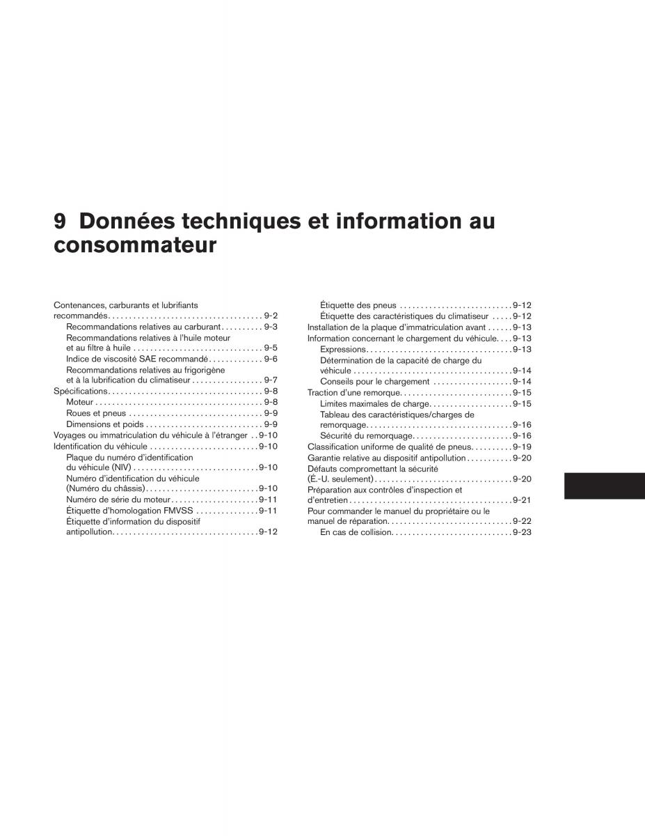 Nissan Altima L31 III 3 manuel du proprietaire / page 245