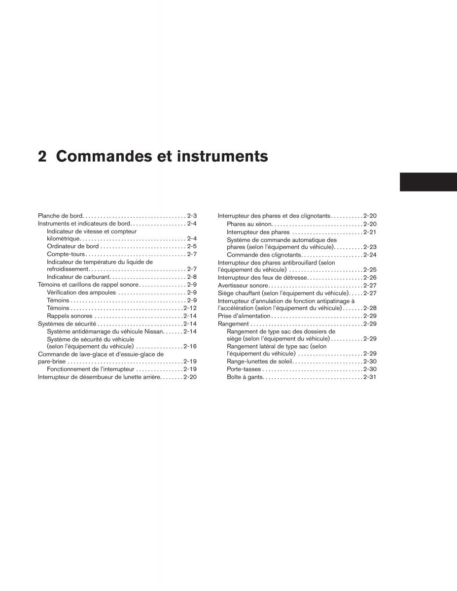 Nissan Altima L31 III 3 manuel du proprietaire / page 51