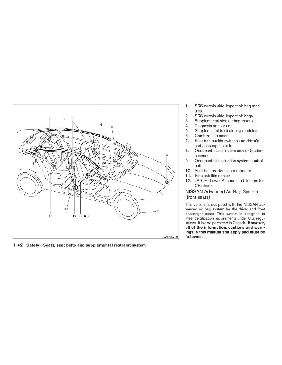 Nissan Altima L32 IV 4 owners manual / page 58