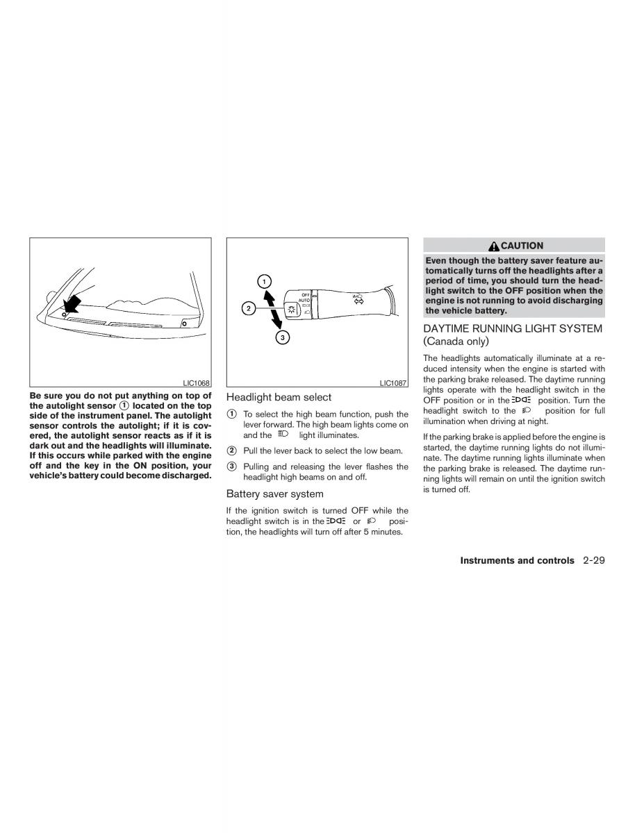 Nissan Altima L32 IV 4 owners manual / page 97