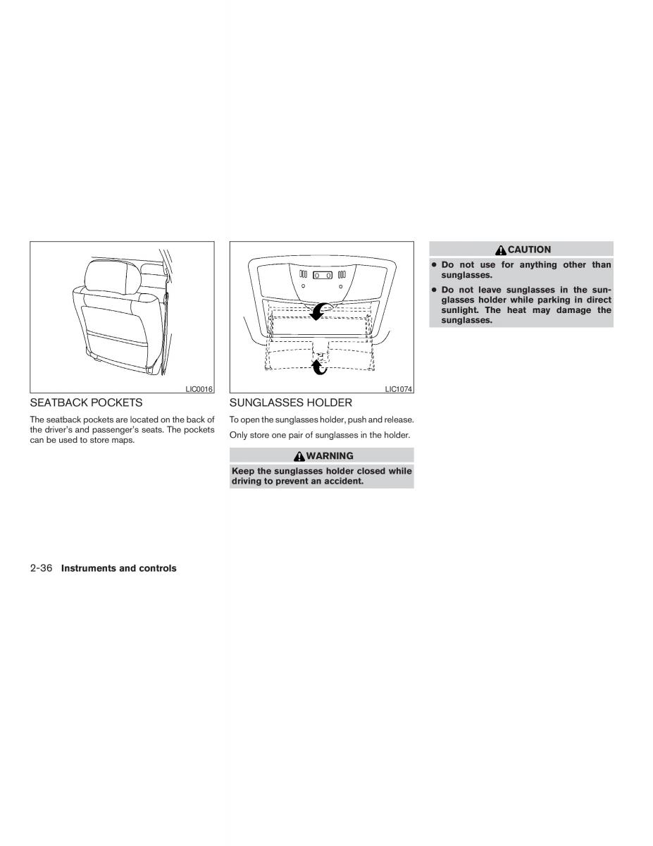 Nissan Altima L32 IV 4 owners manual / page 104