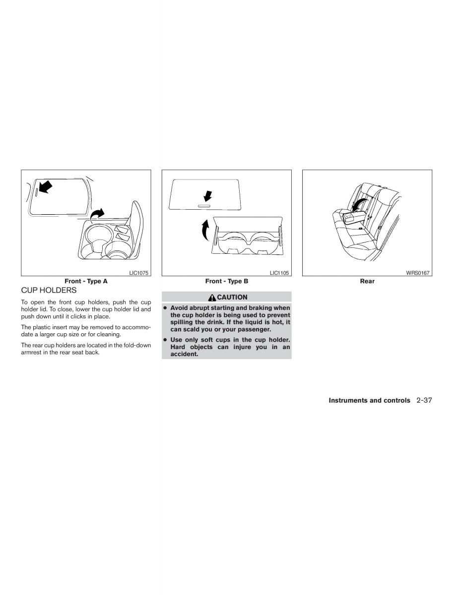 Nissan Altima L32 IV 4 owners manual / page 105