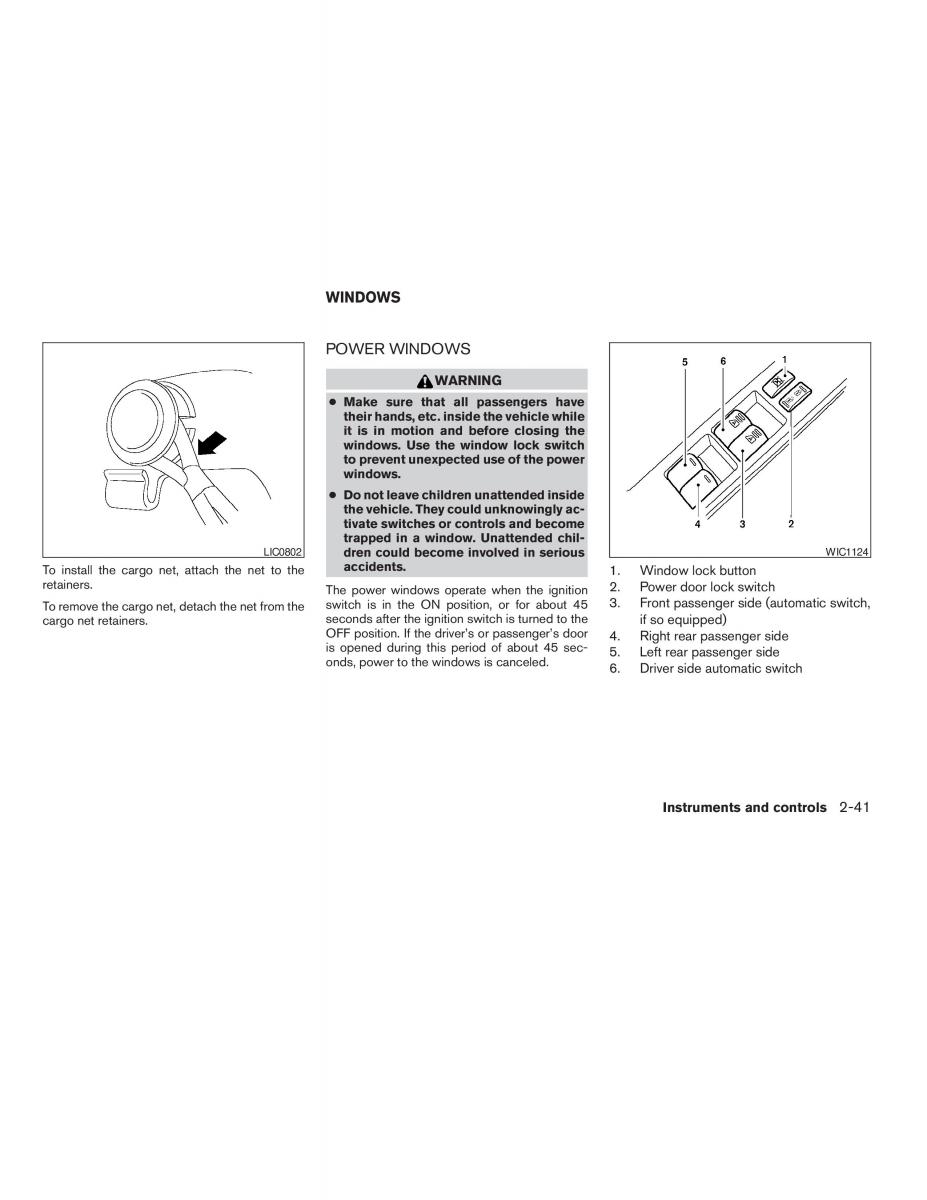 Nissan Altima L32 IV 4 owners manual / page 109