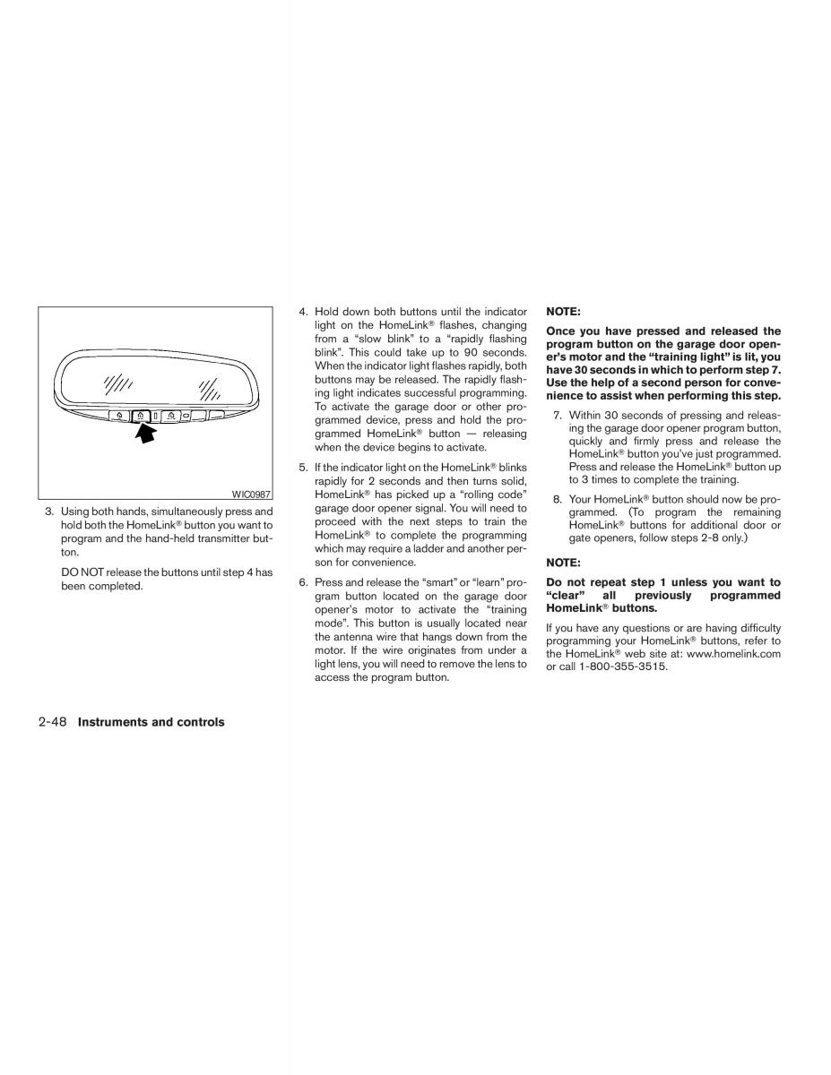 Nissan Altima L32 IV 4 owners manual / page 116