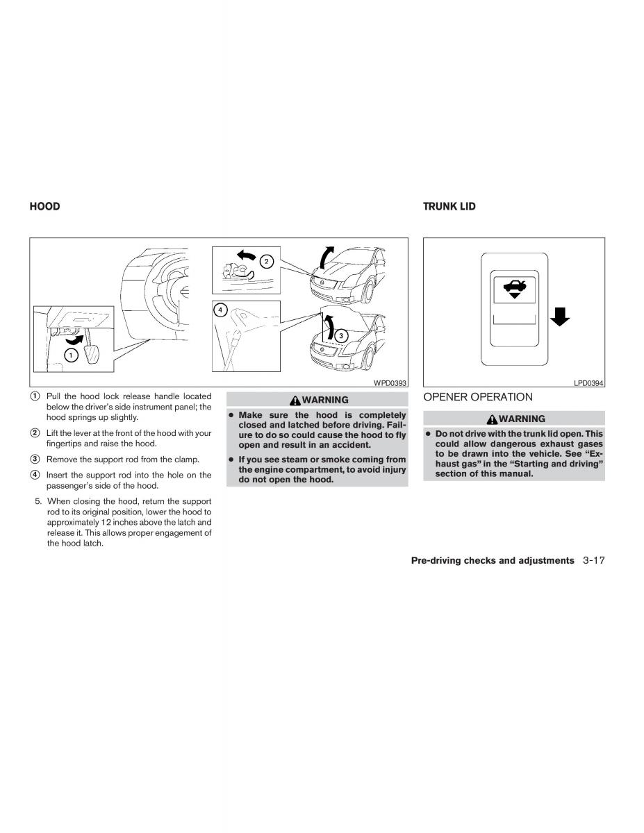 Nissan Altima L32 IV 4 owners manual / page 135