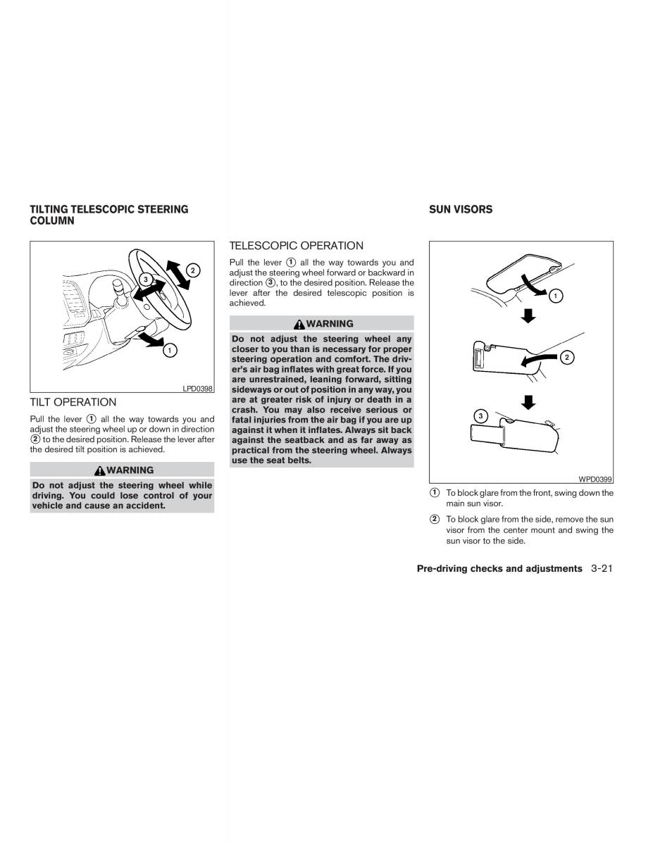 Nissan Altima L32 IV 4 owners manual / page 139