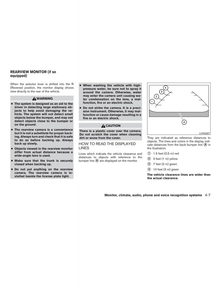 Nissan Altima L32 IV 4 owners manual / page 151