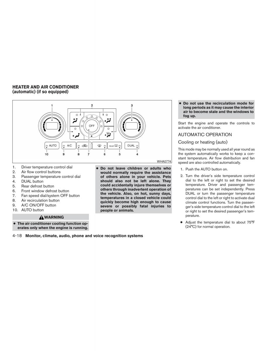 Nissan Altima L32 IV 4 owners manual / page 162