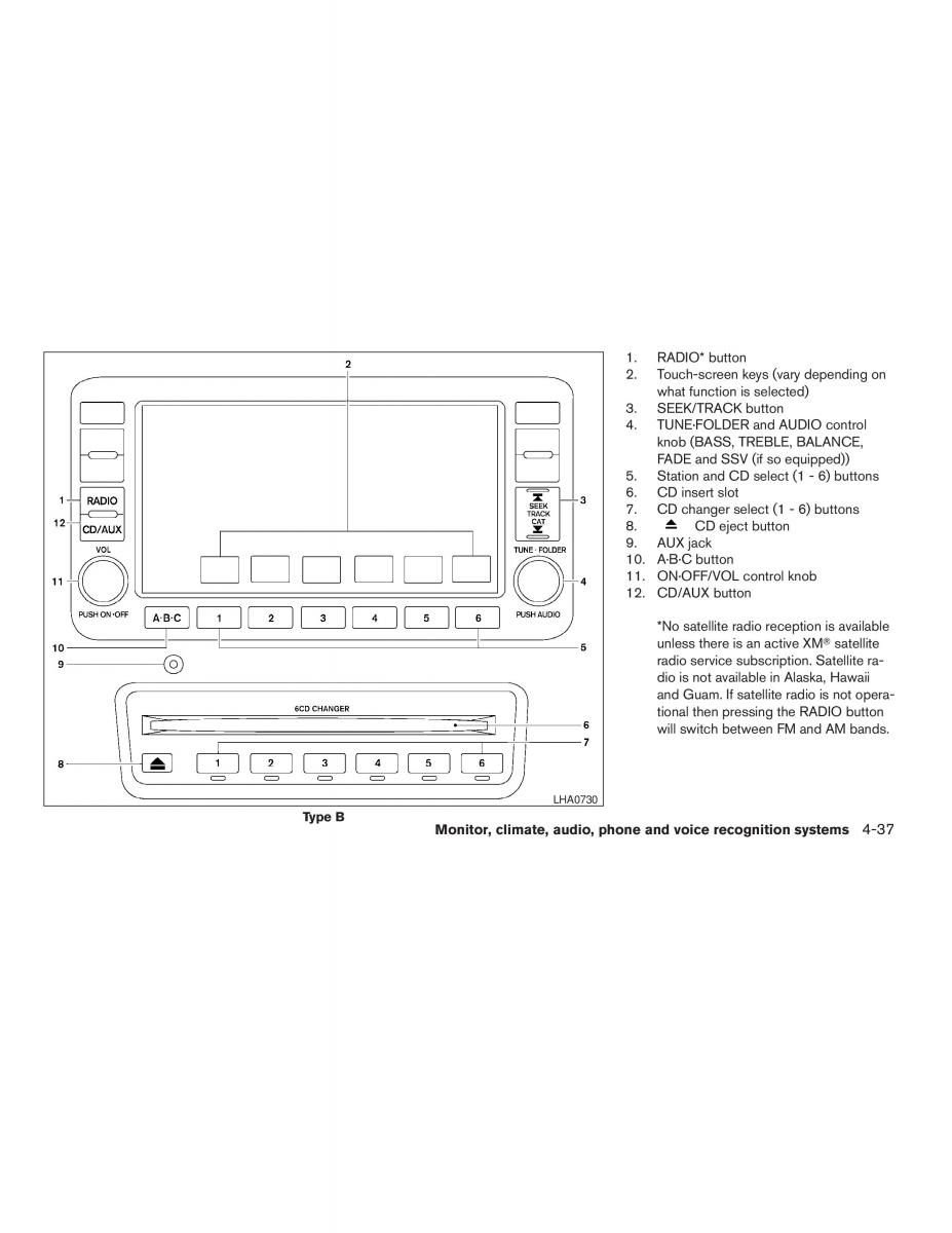 Nissan Altima L32 IV 4 owners manual / page 181