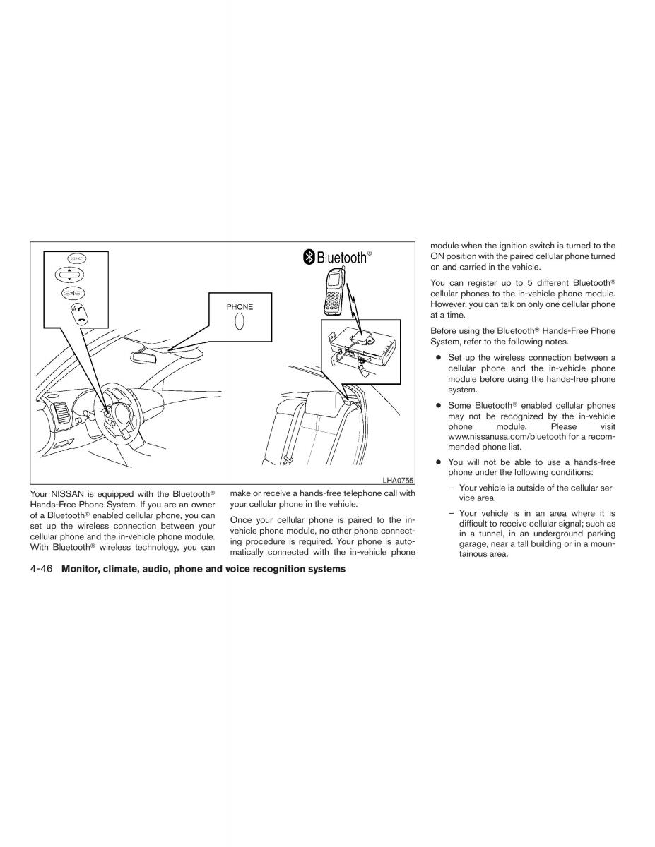 Nissan Altima L32 IV 4 owners manual / page 190