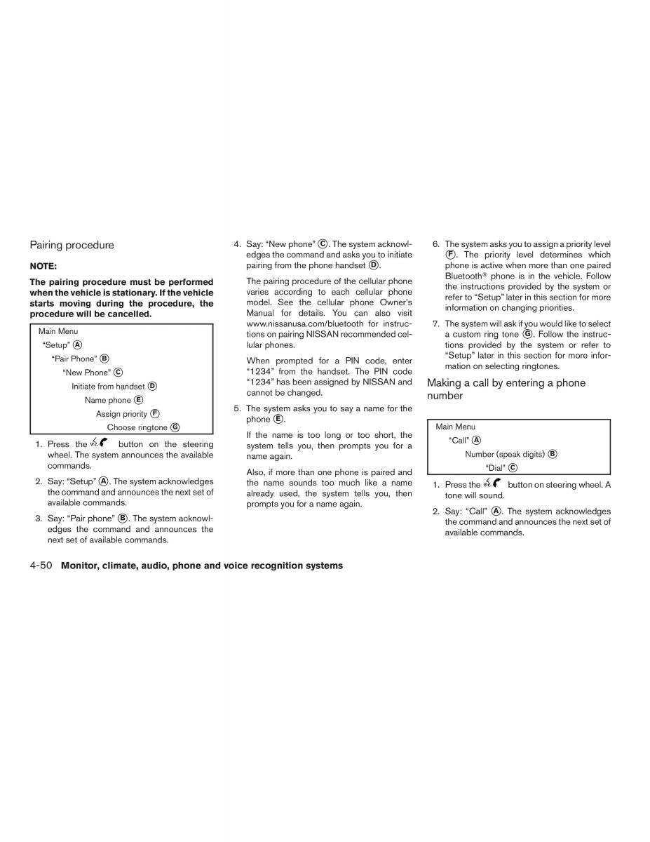 Nissan Altima L32 IV 4 owners manual / page 194