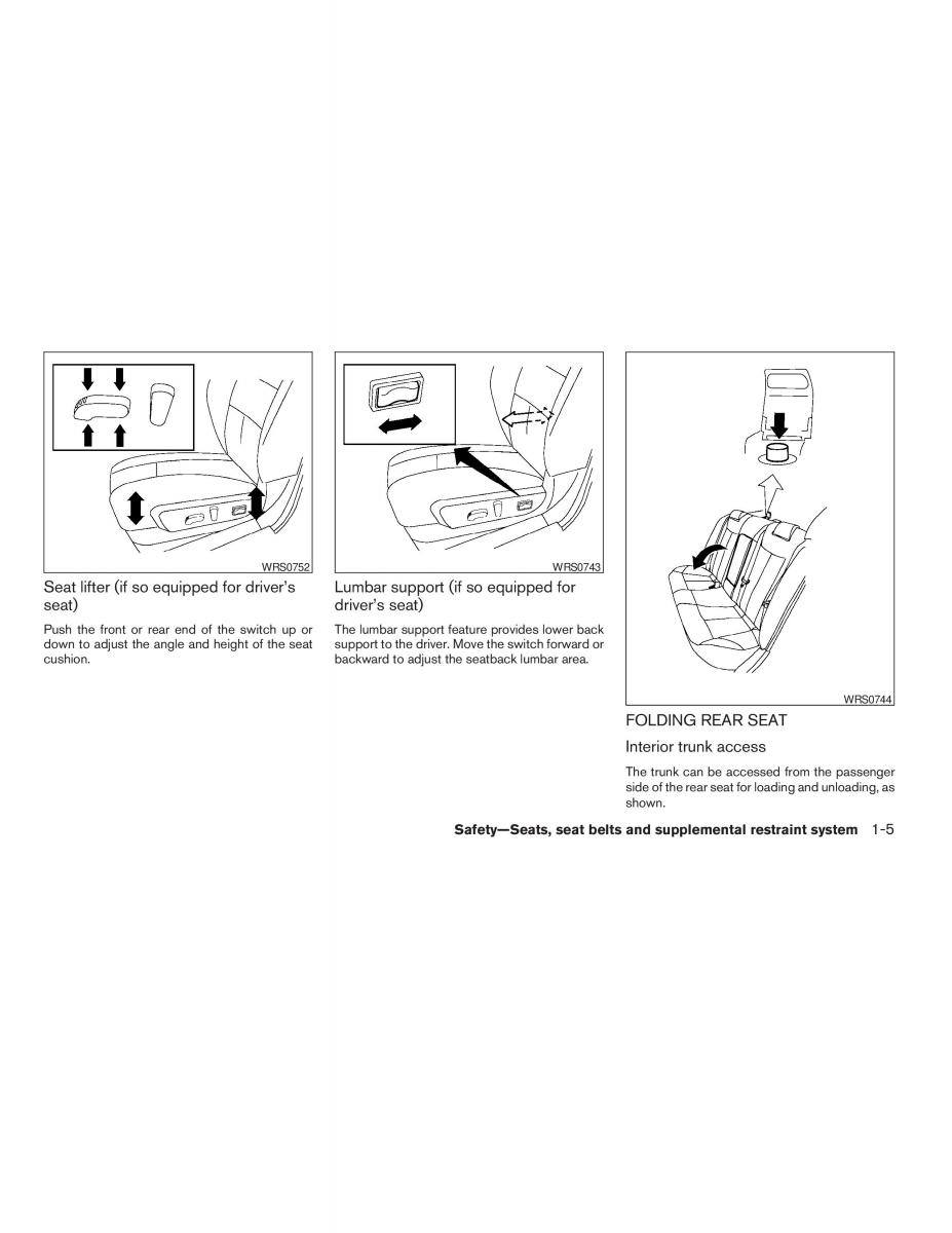 Nissan Altima L32 IV 4 owners manual / page 21