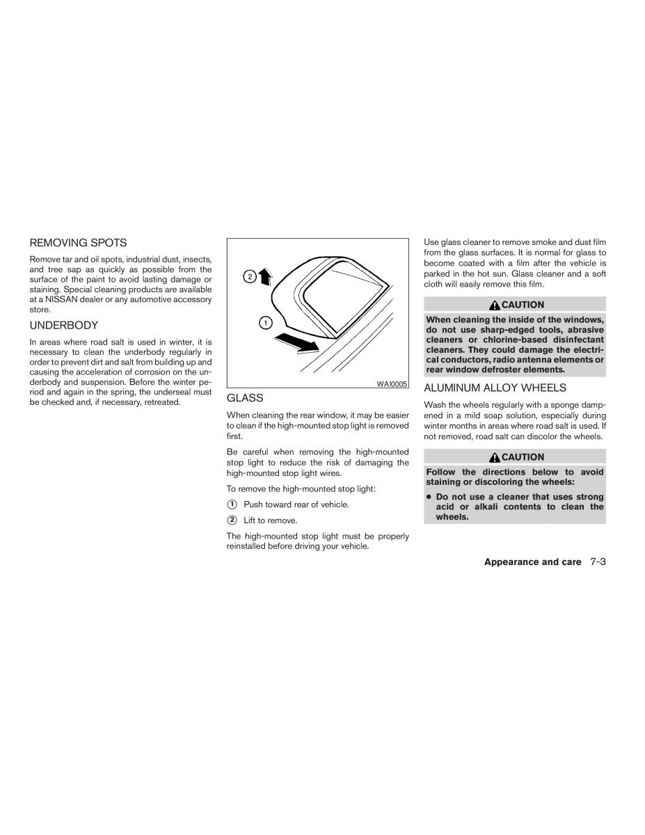 Nissan Altima L32 IV 4 owners manual / page 257