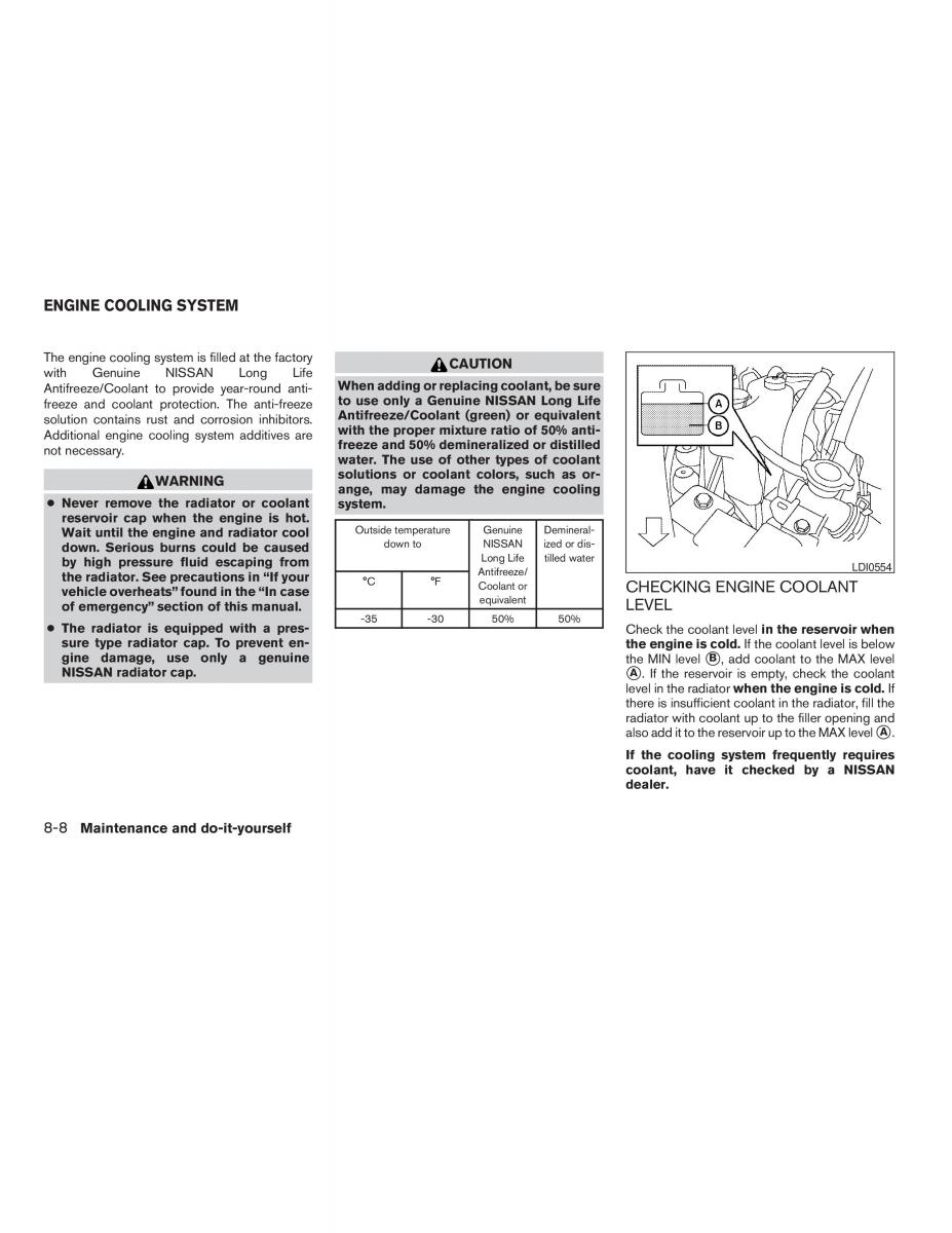 Nissan Altima L32 IV 4 owners manual / page 268