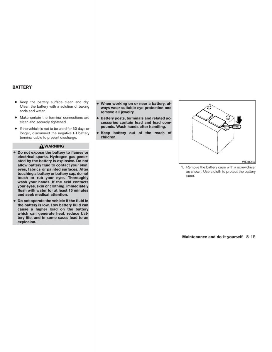 Nissan Altima L32 IV 4 owners manual / page 275