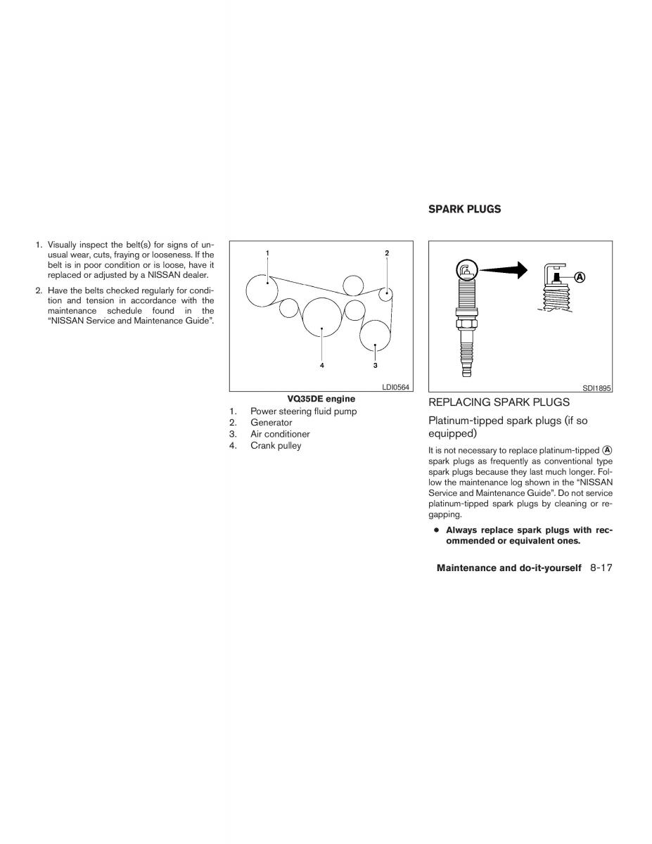 Nissan Altima L32 IV 4 owners manual / page 277