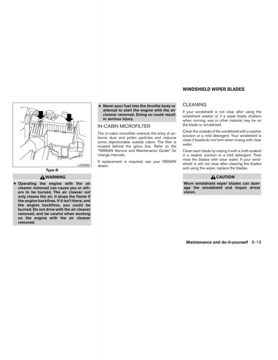 Nissan Altima L32 IV 4 owners manual / page 279