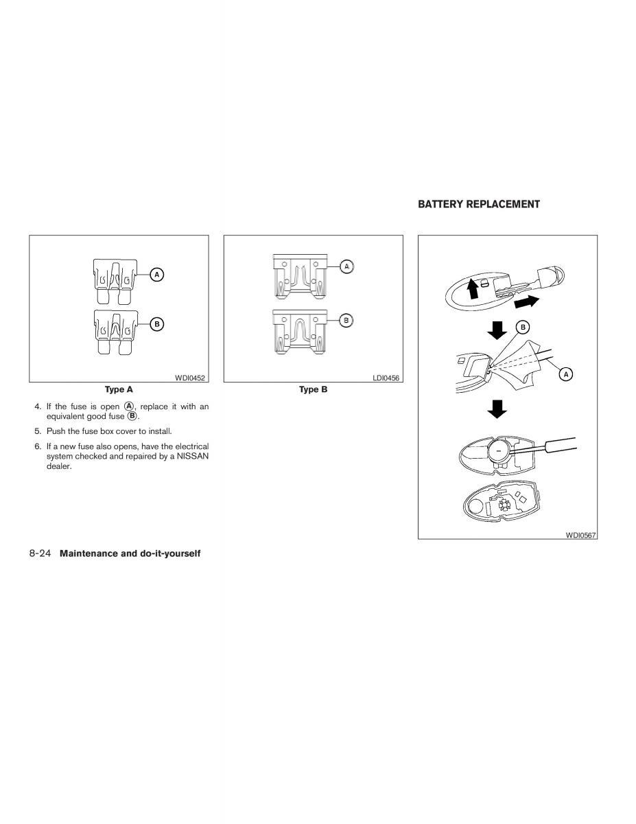 Nissan Altima L32 IV 4 owners manual / page 284