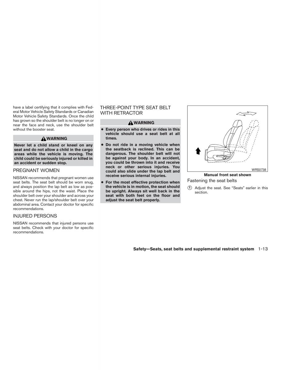 Nissan Altima L32 IV 4 owners manual / page 29