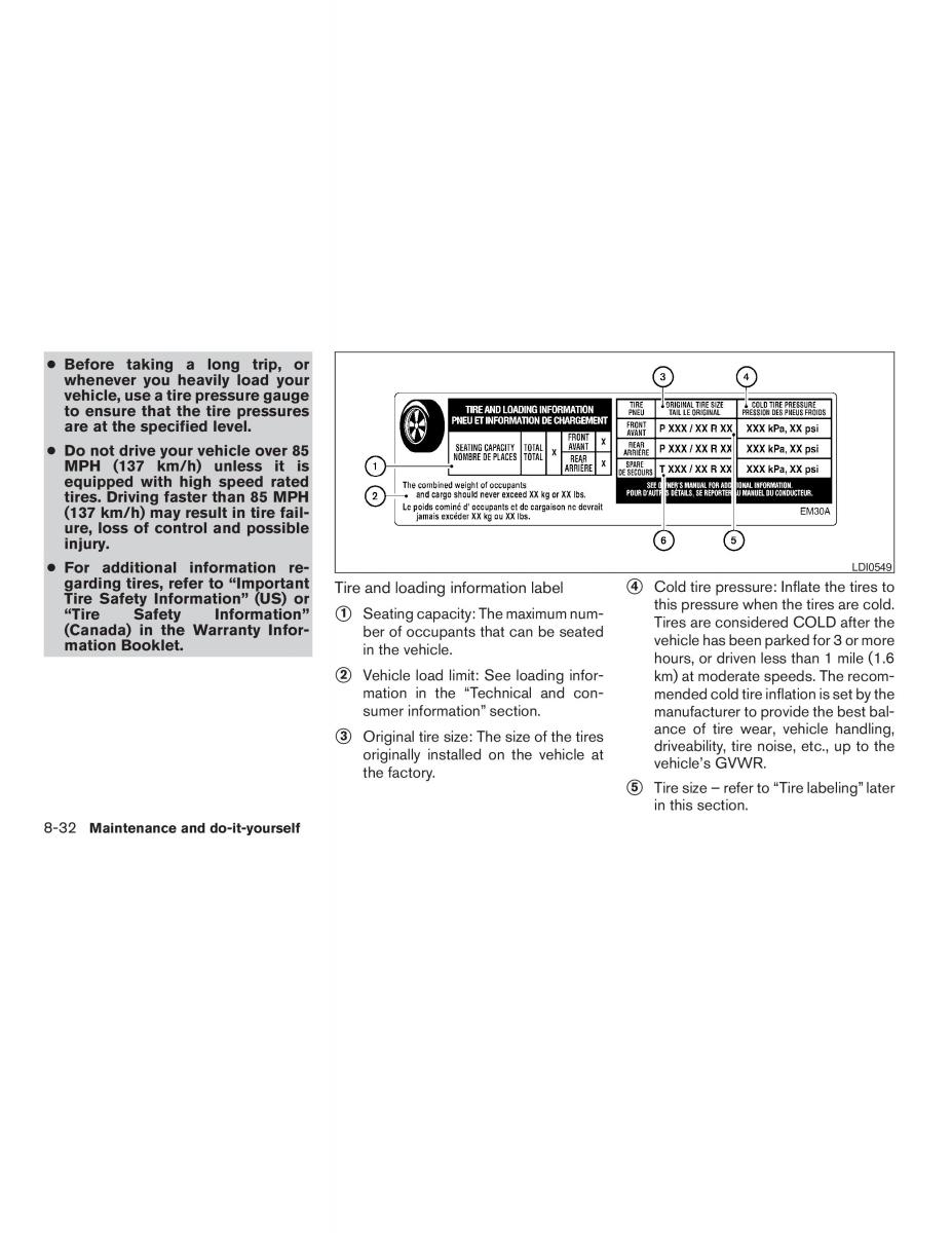 Nissan Altima L32 IV 4 owners manual / page 292