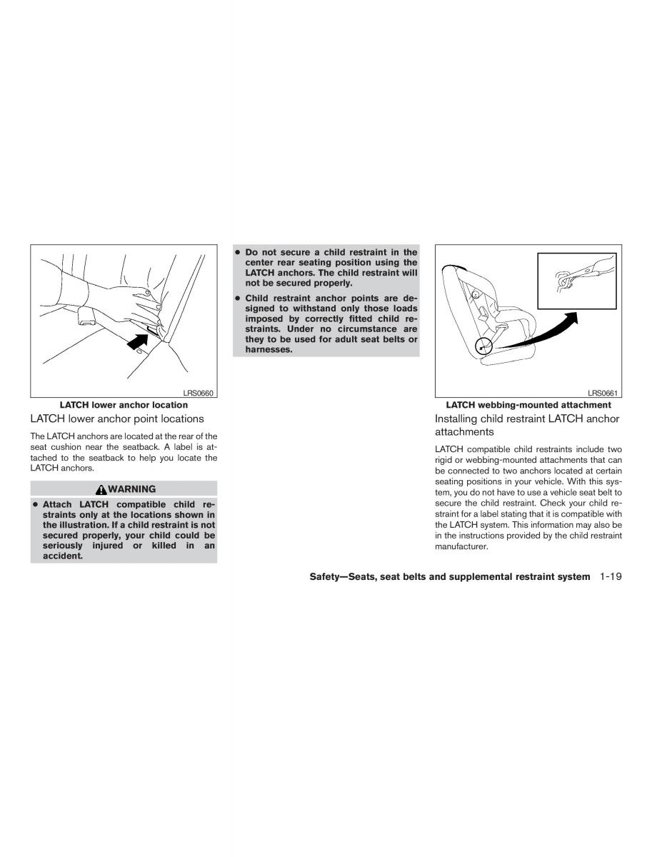 Nissan Altima L32 IV 4 owners manual / page 35