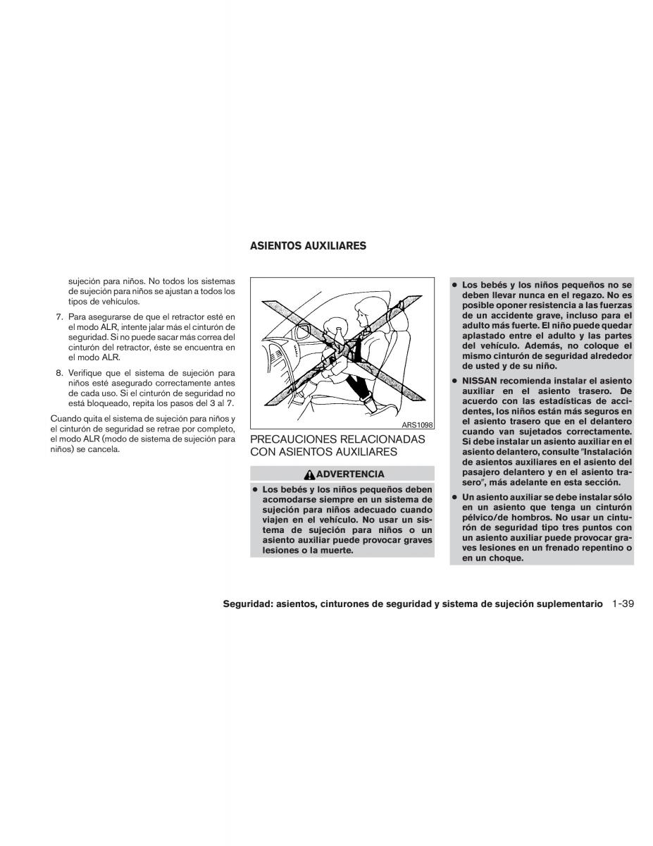 Nissan Altima L32 IV 4 manual del propietario / page 60