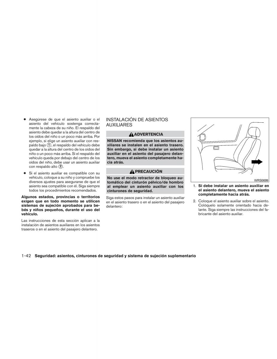 Nissan Altima L32 IV 4 manual del propietario / page 63