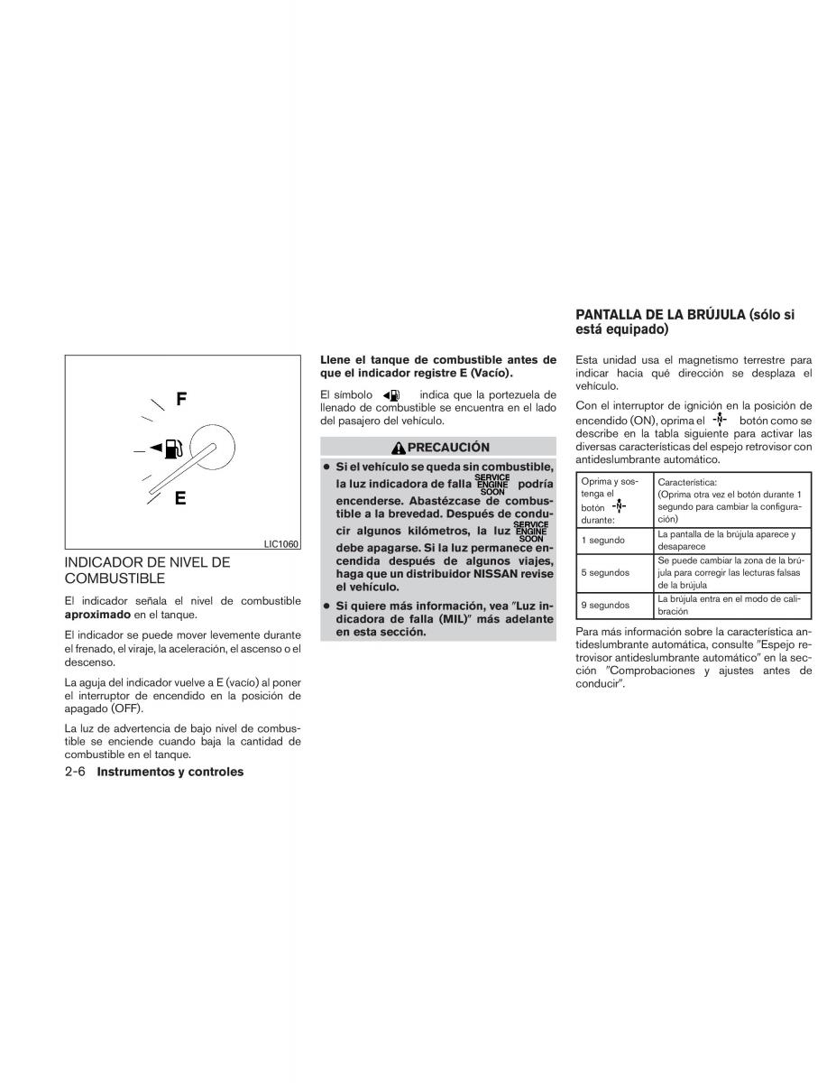 Nissan Altima L32 IV 4 manual del propietario / page 89