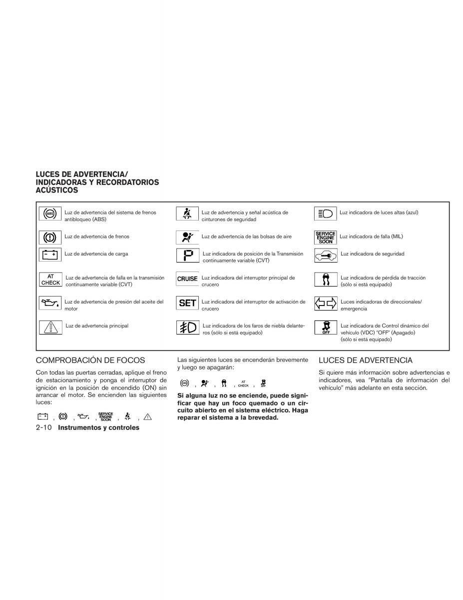 Nissan Altima L32 IV 4 manual del propietario / page 93