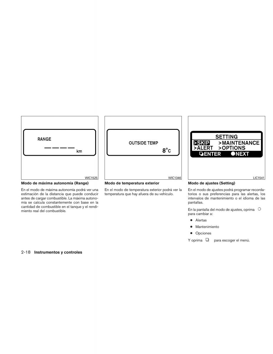 Nissan Altima L32 IV 4 manual del propietario / page 101