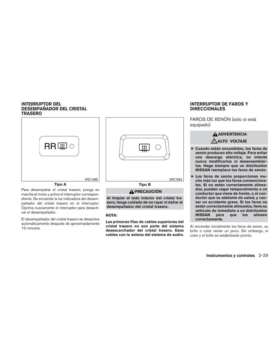 Nissan Altima L32 IV 4 manual del propietario / page 112