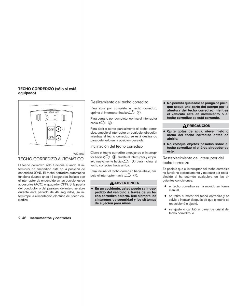 Nissan Altima L32 IV 4 manual del propietario / page 129