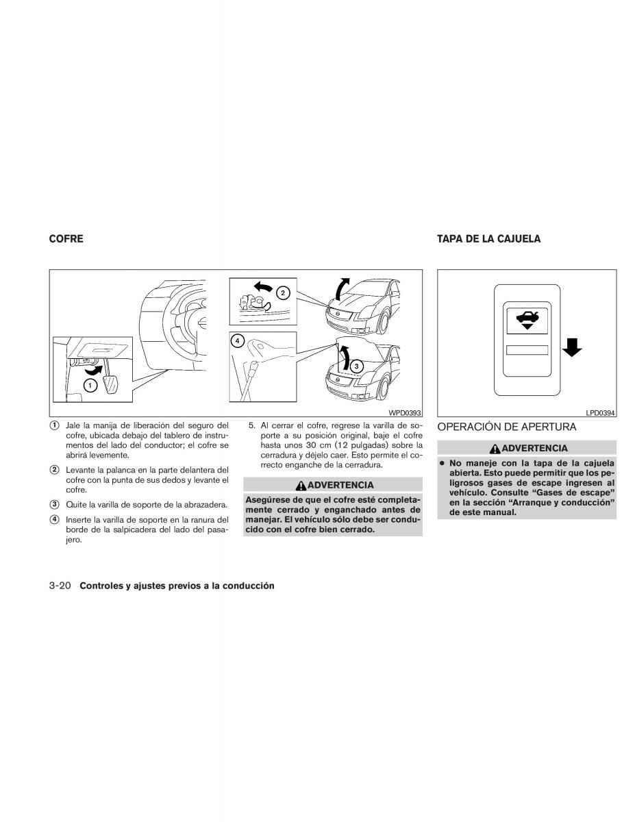 Nissan Altima L32 IV 4 manual del propietario / page 157