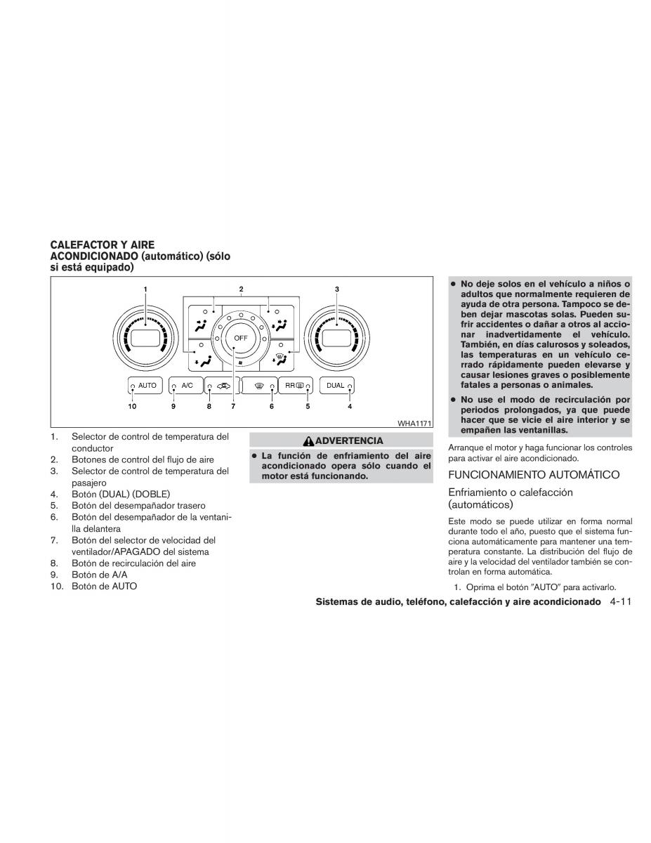 Nissan Altima L32 IV 4 manual del propietario / page 178