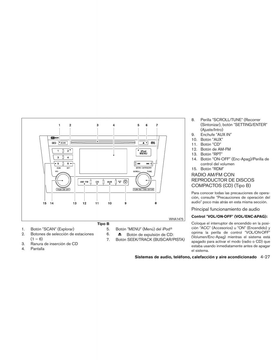 Nissan Altima L32 IV 4 manual del propietario / page 194