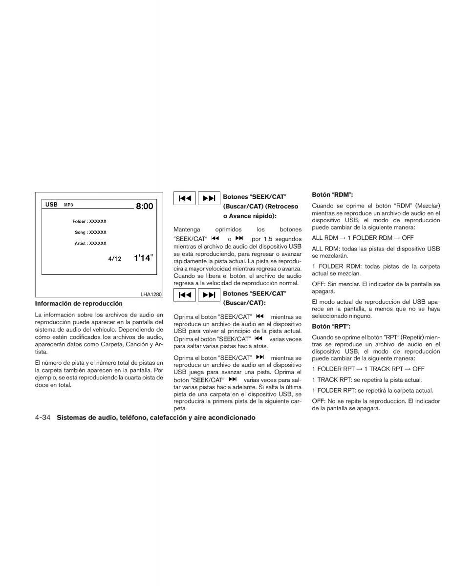 Nissan Altima L32 IV 4 manual del propietario / page 201