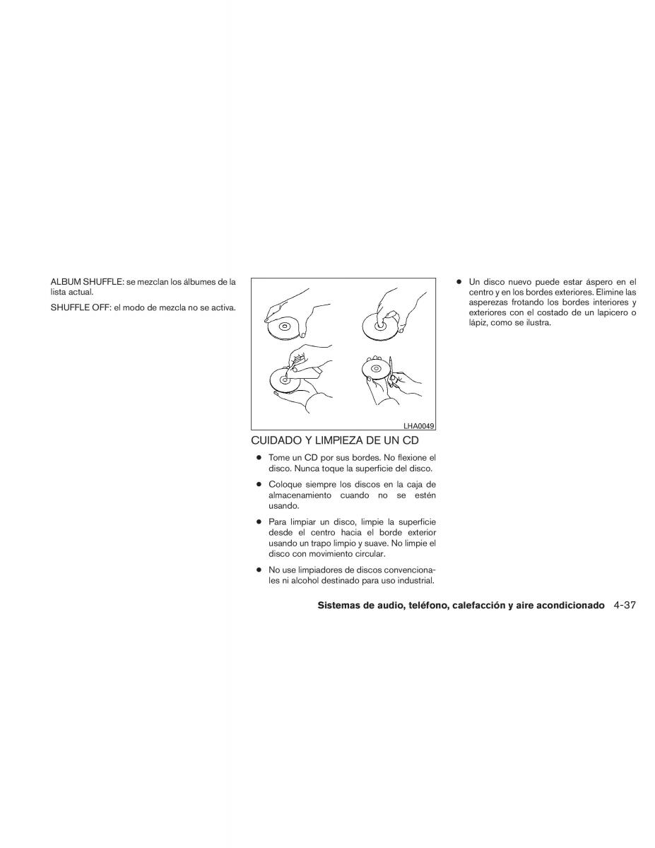 Nissan Altima L32 IV 4 manual del propietario / page 204