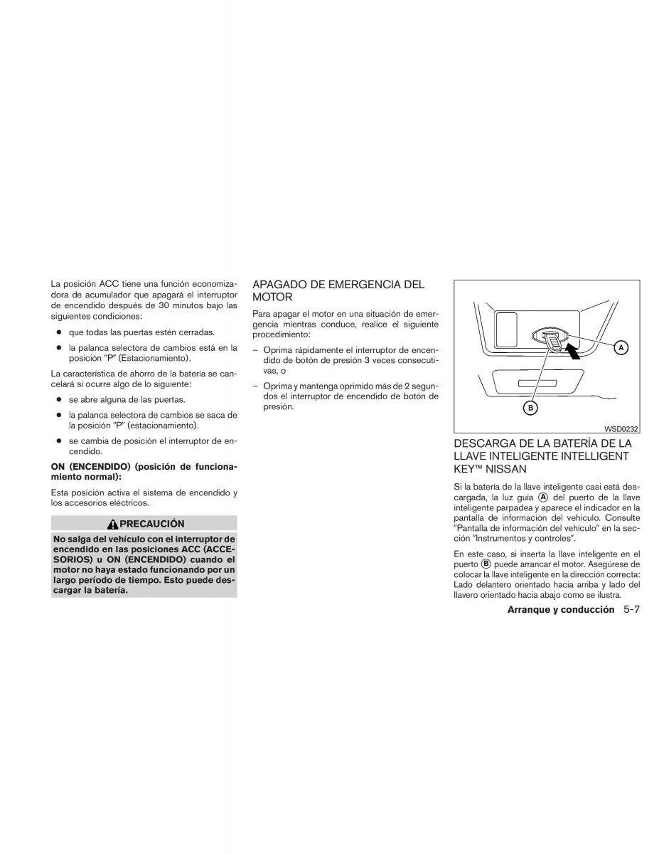 Nissan Altima L32 IV 4 manual del propietario / page 228