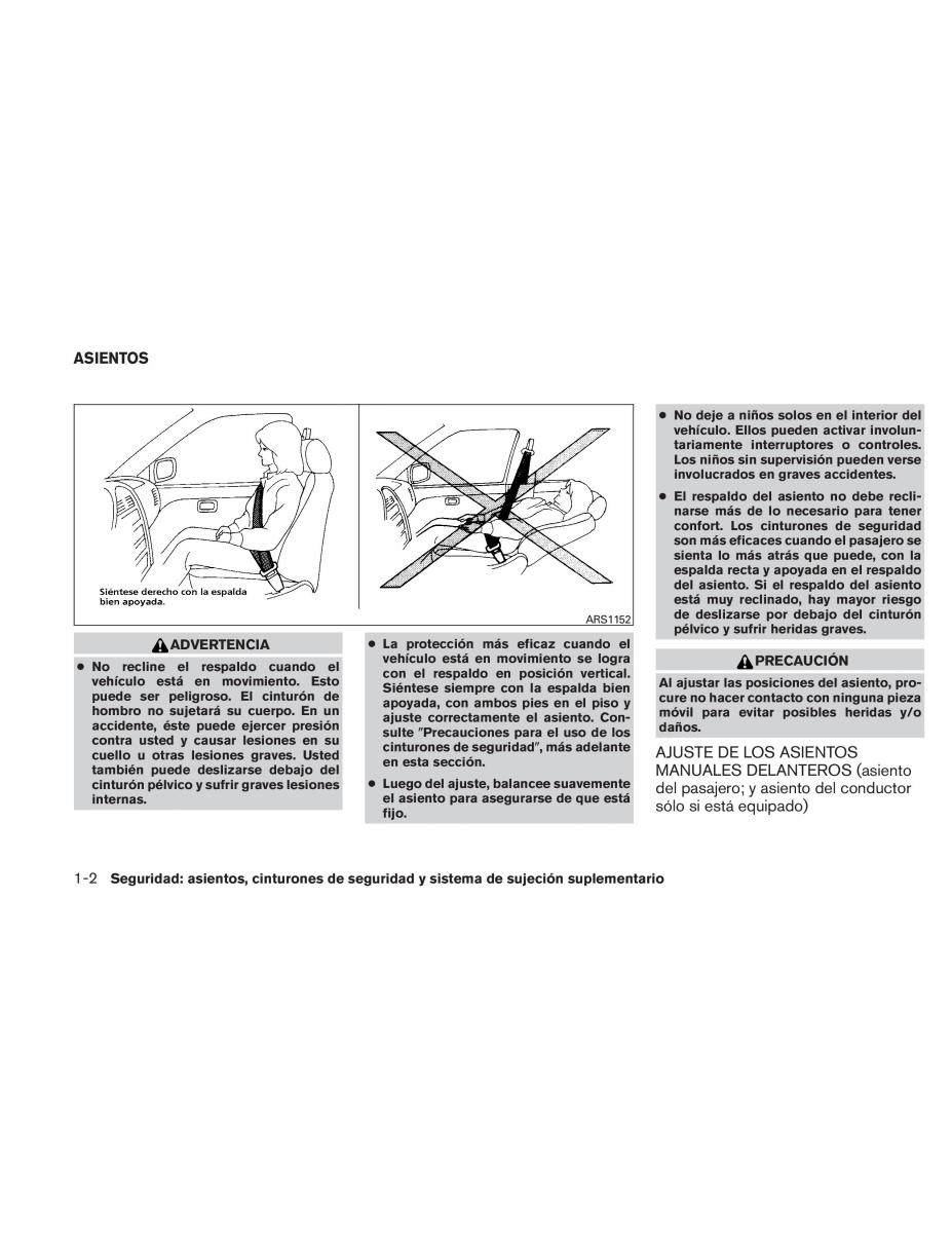 Nissan Altima L32 IV 4 manual del propietario / page 23