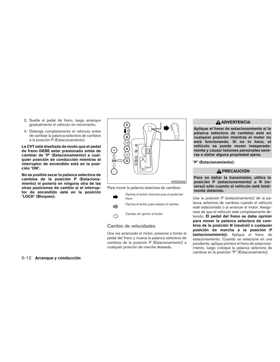 Nissan Altima L32 IV 4 manual del propietario / page 233