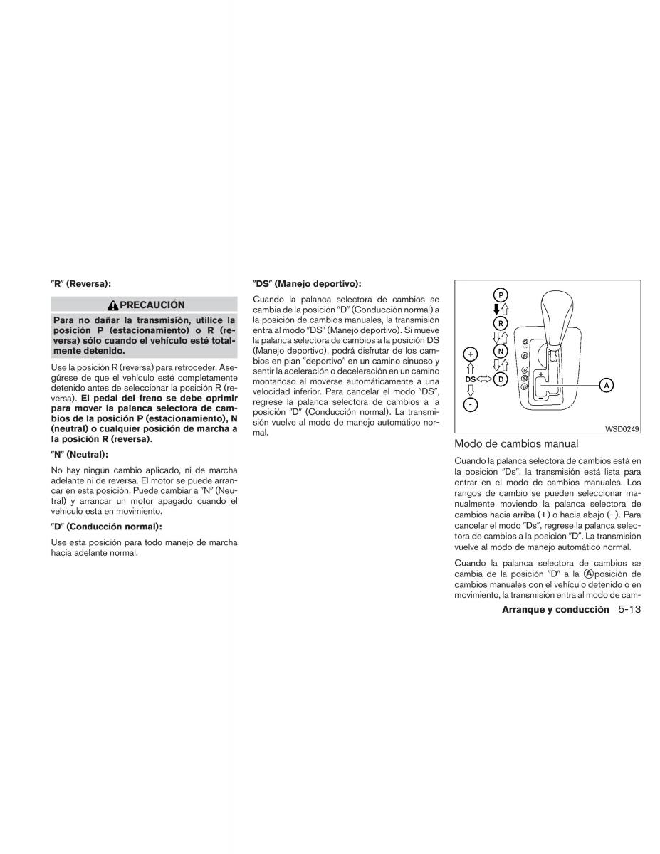 Nissan Altima L32 IV 4 manual del propietario / page 234